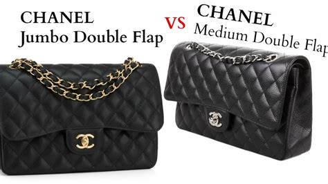 medium vs jumbo chanel flap bag|Chanel jumbo bag price.